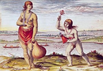 Eine Adlige aus Pomeiooc, aus 